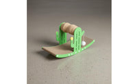 Rocking Cat Scratcher Bed Ergonomic Shape Cat Scratcher Furniture Protector Pet Supplies for Kittens