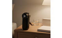 Mini Fan Lightweight High Speed Digital Display Long Enduring Portable Air Climate Control for Journeyers, Commuters, Desktop, Office
