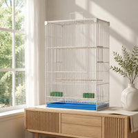 Large Bird Enclosure Extra Tall Pet Housing Coating for Living Room