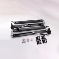 Folding Table Hardware Kit Foldable Fold-down Table Hardware with Support Arms Support Hinge Concealed Flip-down Hinge