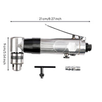 3/8 Inch Pneumatic Angles Tool Compact Design Reversible Metal Housing for Tight Confined Areas