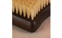 Deep Cleaning Natural Bristle Bath Brush Ergonomic Design Dry Brushing Body Brush Bamboo Handle Skin Wellness Tool for Spa
