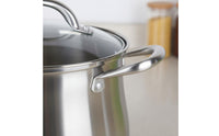 Large Stainless Steel Soup Pot Thickened Construction Stainless Steel Stock Pot Large Stockpot with Lid Even Heat Distribution