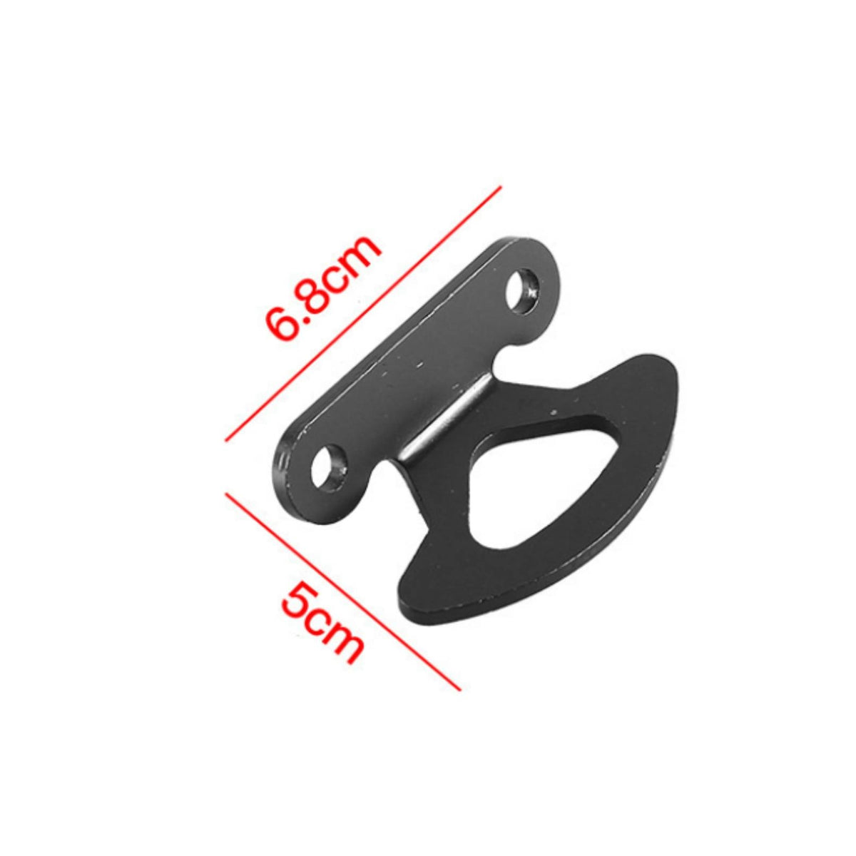 4 Pieces 2 Bolt Holes Cargo-Bed Tie-down Hook High Load Capacity Iron Tie-down Hook Easy Install Transport Gear Heavy Duty