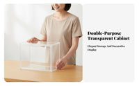 Transparent Model Cabinet High Clearness Clear Display Case Collectible Figure Box Particles Proof Stackable Figurine Box