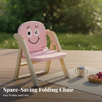 Folding Infant High Chair Foldable Portable Infant Chair with Tray Space-Saving Folding Young Child Booster Seat for Young Children, Parents