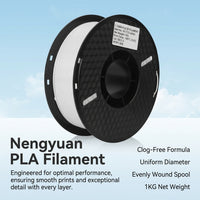 PLA Filament 1.75mm Diameter Printer 1KG Spool for Desktop Dimensional Accuracy for Prototyping Fused Deposition Modeling Printers for Hobbyists