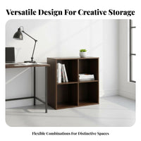 Customizable Layout Modular Cube Organizer Multi-Purpose Bookcase Easy Assembly Household Storage Sturdy Structure for Apartment Dwellers, DIY Enthusiasts, Homeowners, Living Room, Bedroom, Entryway
