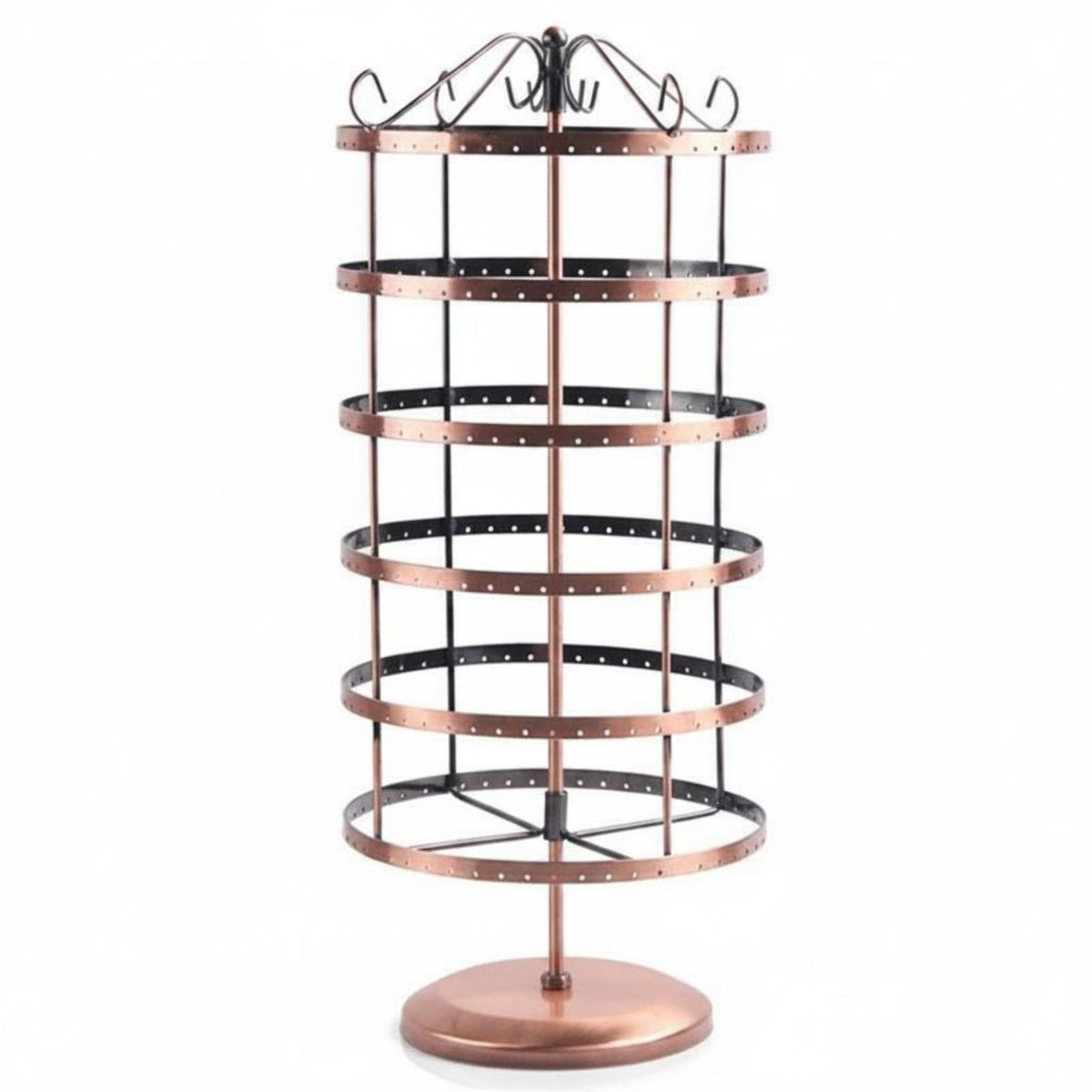 Rotating Earring Holder 6-Tier Earring Display Rack Detachable Jewelry Display for Jewelers, Crafters, Retail Displays, Craft Fairs, Boutiques