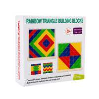 Stacking Blocks with Peg Base Rainbow Peg Board Toy STEM for Playroom, Preschool