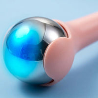 Ice Balls for Face Cooling Facial Massage, Stainless Steel Roller for Metal Cold Care Tool
