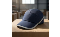 Structured Front Baseball Style Bump Cap Curved Brim ABS Shell Cap Impact-Resistant for Worksite