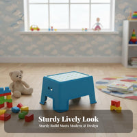 Practical Non-Slip Step Stool Water-Resistant Non-Slip Bath Stool Lightweight and Portable Footrest Thickened Construction for Children, Parents, Bathroom, Entryway, Bedroom, Living Room