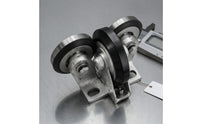 Elevator Rail Guide Shoe Assembly Double-Bearing Elevator Roller Guide Shoe Metal Bracket