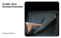 Easy-to-Clean Electric Vehicle Console Charging Pad Car Accessory Ribbed Texture