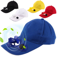 Adjustable Solar Powered Fan Hat Cotton Solar Fan Hat Detachable Protection for Promotions