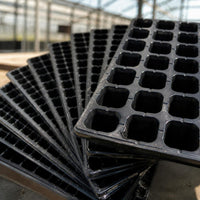 Seedling Starter Trays for Corn, Watermelon, Pepper, and Vegetable Plants, Thickened Plastic Nursery Pots