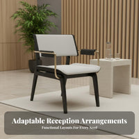 Statement Piece arcd sectional Modern Aesthetic Serpentine Reception Couch Deep Seat Public Seating Ergonomic Support for Interior Designers, Design aficionados, Commercial Space, Waiting Room, Lounge Area, Office