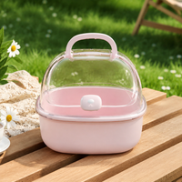 Small Bird Cage Birdcage Portable Bird Carry for Parakeets Small Birds Plastic Handheld Vet Visit Outing