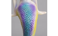 Colorful Mermaid Figurine Whimsical Resin Mermaid Coastal Home Decor Beach for Collectors, Aquatic Tank