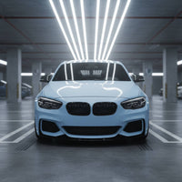 Gloss Black Front Grille Sporty Look Double Slat Kidney Grille Replacement Kidney Grilles