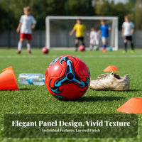 Soccer Ball Wear-Resistant Young Soccer Ball High-Strength-Reliable Team Athletic Gear for Children, Teenagers, Gym Class, School Playground