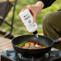 Spice Bottle Seasoning Bottle Portable PP5 Plastic 5-Piece Set Camping BBQ Suitable for Solo Camping