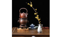 Copper Kettle Compact Tea Kettle Artisanal Vessel for Collectors