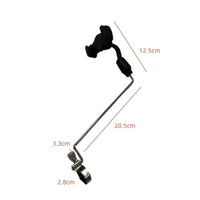 Screw-Tightening Clarinet Phone Clip Padded Clarinet Phone Mount Adjustable Non-Slip for Musicians, Music Practice