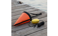 Sea Anchor Kit Portable Design Glide Sock Drogue Trolling Bag with Buoy Ripstop PVC Material Boating Equipment for Fishing