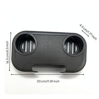 Hook-on Chair Tray with Cup Holder Matte Cup Holder Tray Multi-Functional Accessory Multifunctional for Recliner