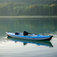 Streamlined Inflatable Kayak Lightweight Portable Kayak Heavy-Duty Paddling Craft Compact for Kayakers, Paddlers, Calm Rivers, Lakes, Recreation, Touring
