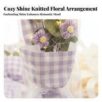 Knitted Sunburst bloom Arrangement Creative Gift Artificial arrangement Long-Lasting