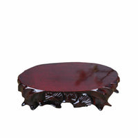 Wooden Pedestal adaptable Carved Pedestal No Assembly Required for countertop