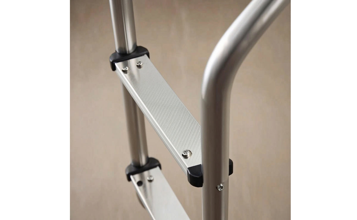2-Step Pool Ladder Stainless Steel Pool Ladder with Handrails Anti-Slip