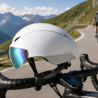Visor Biking Helmet in-Formed Construction Wind-Cheating Bike Helmet Aerodynamic Head Protection