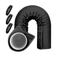 Air Conditioning Hose Sleeve with Straps Flexible for Apartment