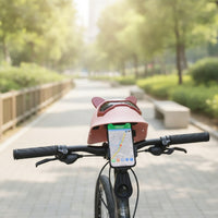 Adjustable Motorcycle Phone Holder with Sunshade Long-Lasting Handlebar Phone Holder with Sunshade Firm Heavy Duty for Motorcyclists