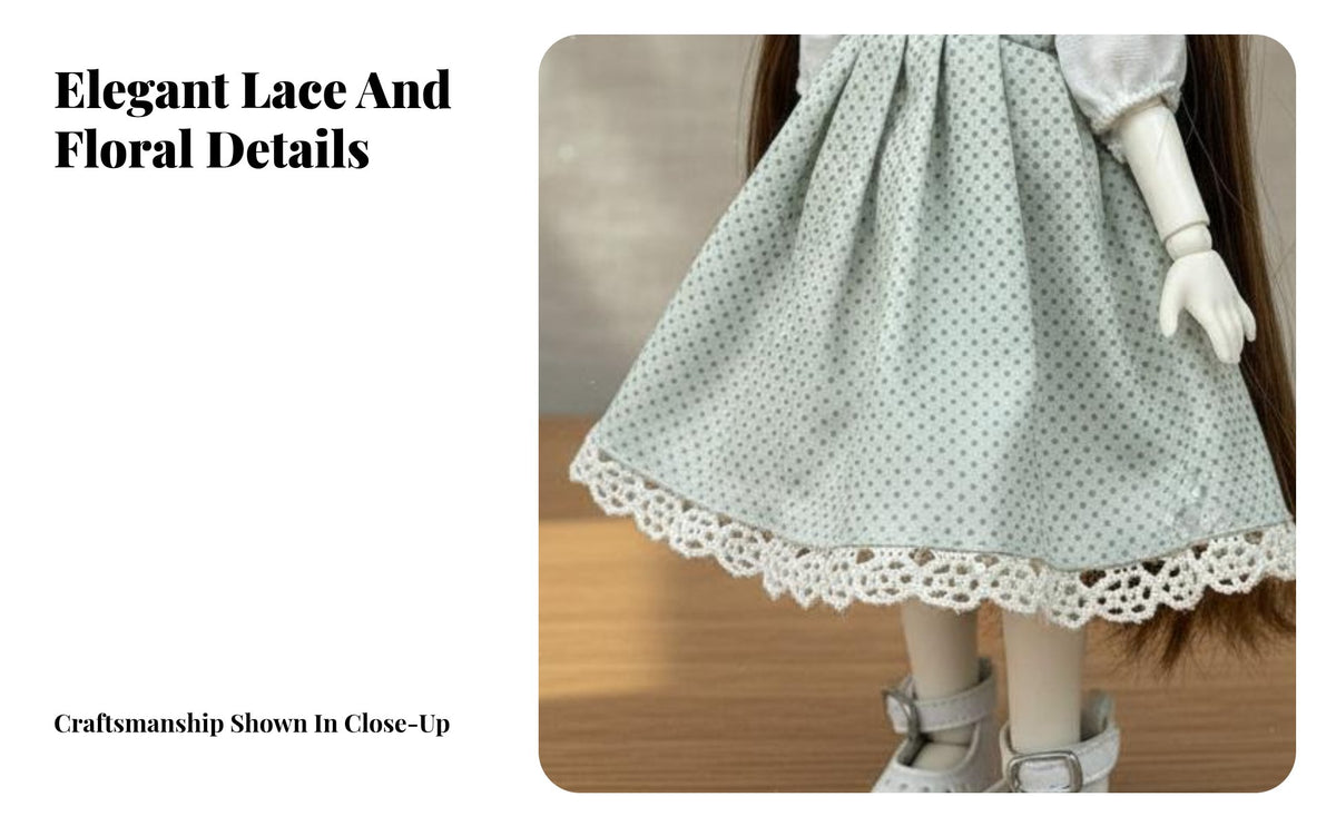 BJD Doll Dress Available 30cm Doll Outfit Design Toy Accessory for Hobbyists, Kids, Imaginative Play