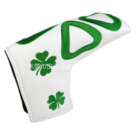 Golf Club Headcover with Four-Leaf Clover Design