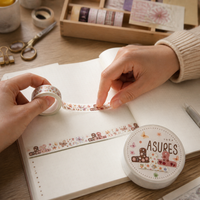 Tomato Sauce Die-Cut Washi Tape for DIY Scrapbooking and Decoration