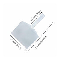 Thickened Design Plastic Plastering Hawk Lightweight Handheld Mortar Board Long-Lasting Plastic Mud Hawk Non-Slip Grip for Plasterers, Masons, DIY Enthusiasts, Home Renovation
