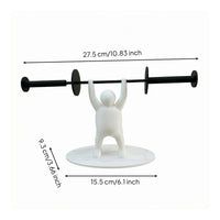 Sculpture-Style Toilet Tissue Holder Athletic Figure Decorative Toilet Tissue Stand