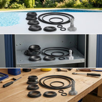 12 Pieces Leak-Proof Exhaust Valve Seals Watertight Replacement Parts Heavy-Duty Hardware for DIYers