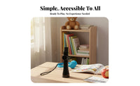 No Music Theory Required Kazoo Flute Portable Plastic Kazoo Compact Size for Beginners, Kids, Party, Performance