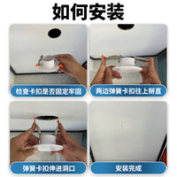 Round Ceiling Hole Decorative Cover for Downlight and Inspection Access
