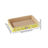 Open Top Cat Scratching Bed Lounge Wear Resistant Scratch Lounge Easy to Clean Cat Scratcher Box Modern Design