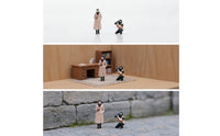 Interview Scene Model 3D Printed 1:64 Scale Figures Realistic Figurines for Collectors