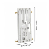Compact Guitar Chord Training Aid Effortless Guitar Chord Learning Tool Sturdy Learning System Comfortable for Students