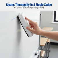 Magnetic Whiteboard Eraser, Fabric Blackboard Cleaner, Durable Board Wiper, Easy-Clean Back, Random Color